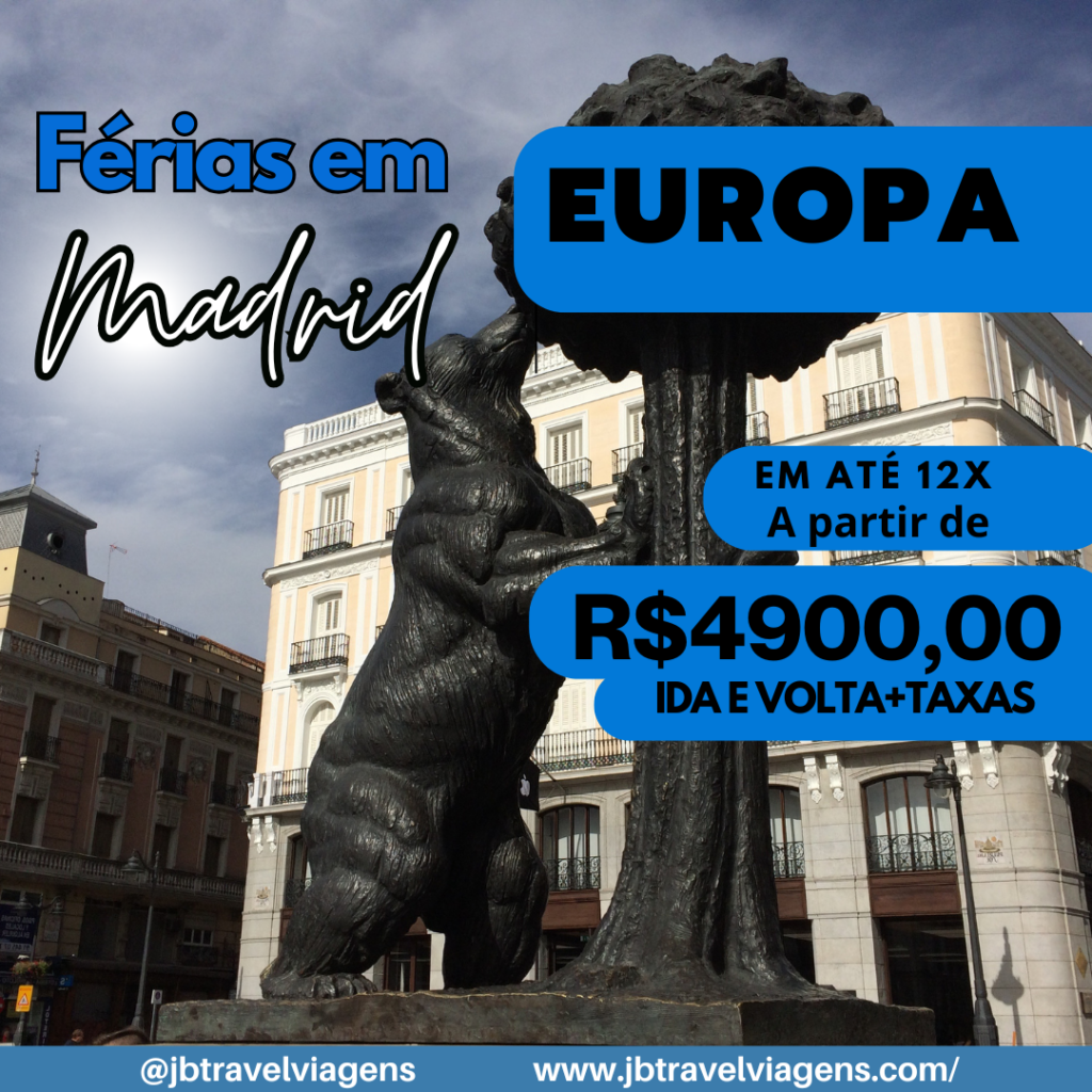 ida e volta para europa - JB viagens